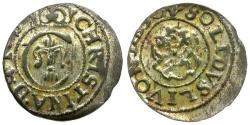 Ancient Coins - Livonia under Swedish Rule. Christina (1632-1654) AR Solidus