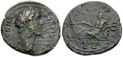 Ancient Coins - Antoninus Pius (AD 138-161) Æ As / Tiber