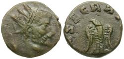 Ancient Coins - Divo Claudius II Gothicus (died AD 270). Imitative Æ Antoninianus / Eagle