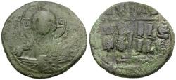 Ancient Coins - *Sear 1823* Byzantine Empire. Anonymous. Class B Æ Follis