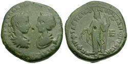 Ancient Coins - Severus Alexander (AD 222-235) with Julia Maesa. Moesia Inferior. Marcianopolis. Tiberius Julius Festus, magistrate Æ26 / Demeter