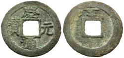 Ancient Coins - China. Southern Sung Dynasty (1127 to 1280). Ning Tsung (1195-1224) Æ 2 Cash