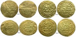 World Coins - Islamic. LOT of 4 Gold Dinars