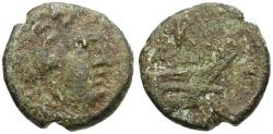 Ancient Coins - 189-180 BC - Roman Republic Æ Quadrans / K