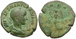 Ancient Coins - Gordian III (AD 238-244) Æ Sestertius / Victory