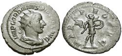 Ancient Coins - Gordian III (AD 238-244) AR Antoninianus / Mars