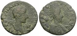 Ancient Coins - Gordian III (AD 238-244) with Abgar X. Mesopotamia. Edessa Æ24