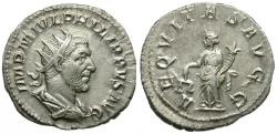 Ancient Coins - Philip I (AD 244-249) AR Antoninianus / Aequitas