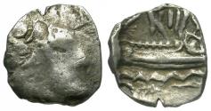 Ancient Coins - Phoenicia. Arados AR Obol / Galley