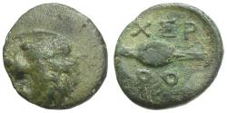 Ancient Coins - Thrace. Chersonese Æ12 / Barleycorn
