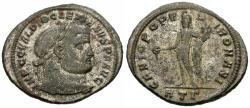 Ancient Coins - Diocletian (AD 284-305) Silvered Æ Follis / Genius