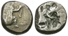 Ancient Coins - Persian Empire. Achaemenids. Time of Xerxes II - Artaxerxes II (420-375 BC) AR Siglos