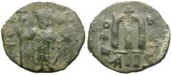 Ancient Coins - *Sear 1001* Byzantine Empire. Constans II (AD 641-668) Æ Follis