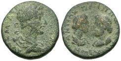 Ancient Coins - Commodus (AD 177-192). Decapolis. Antiochia ad Hippum Æ25 / Busts