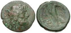 Ancient Coins - Bruttium. Brettian League Æ23 / Eagle