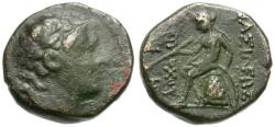 Ancient Coins - Seleukid Kings. Antiochos  I (281-261 BC) Æ15 / Apollo
