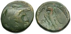 Ancient Coins - Ptolemaic Kings of Egypt. Ptolemy II Philadelphοs (285-246 BC) Æ20 / Alexander