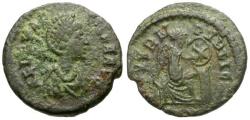 Ancient Coins - Aelia Flaccilla (AD 383-386) Æ4 / Victory