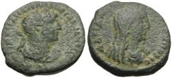 Ancient Coins - Hadrian (AD 117-138). Decapolis. Arabia. Petra Æ22 / Tyche