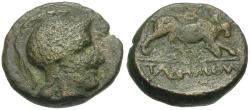 Ancient Coins - Caria. Tabae or Tabai Æ14 / Bull