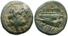 Ancient Coins - Phoenicia. Arados Æ16 / Zeus and Hera
