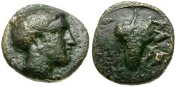 Ancient Coins - Thessaly. Meliboea &#198;13 / Grapes
