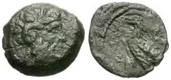 Ancient Coins - Ptolemaic Kings of Egypt. Ptolemy IX Soter II (117-81 BC) and Ptolemy X Alexander I (114-88 BC) Æ13 / B-A