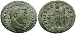 Ancient Coins - Maximinus II Daia (AD 310-313) Æ Follis / Genius