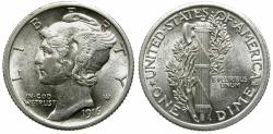Us Coins - 1916 Mercury Dime