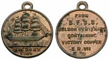 World Coins - Great Britain. HMS Victory Medallet