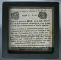 Ancient Coins - Genuine Widow's Mites Framed Gift / 7cm - Two Mites