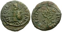 Ancient Coins - Nero (AD 54-68) Æ Quadrans / Cippus