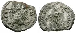 Ancient Coins - Septimius Severus (AD 193-211) AR Denarius / Jupiter