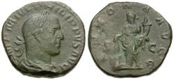 Ancient Coins - Philip I (AD 244-249) Æ Sestertius / Anonna