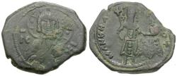 Ancient Coins - *Sear 1978* Byzantine Empire. Manuel I Comnenus (AD 1167-1183) Æ Half Tetarteron
