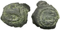 Ancient Coins - Judaea. Herodian. Herod Archelaus (4 BC-AD 6) Æ Prutah / Galley