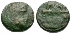 Ancient Coins - Thrace Thasos Æ10 / Bow