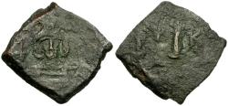 Ancient Coins - *Sear 1182* Byzantine Empire. Constantine IV Pogonatus (AD 668-685) Æ Decanummium