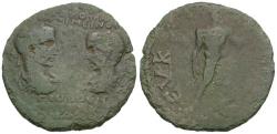 Ancient Coins - Maximinus I (AD 235-238) with Maximus Caesar. Phrygia. Eucarpea Æ28 / Poseidon