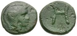 Ancient Coins - Arkadia. Heraia Æ14 / H