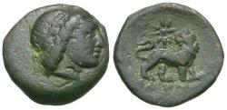 Ancient Coins - Ionia. Miletos Æ10 / Lion