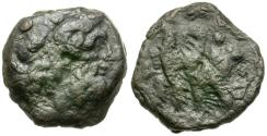 Ancient Coins - Ptolemaic Kings of Egypt. Ptolemy IX Soter II (117-81 BC) and Ptolemy X Alexander I (114-88 BC) Æ18 / Two Eagles