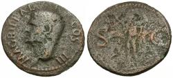 Ancient Coins - Agrippa (died 12 BC) Æ As / Neptune
