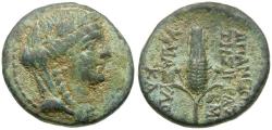 Ancient Coins - Seleukis and Pieria. Apameia Æ17 / Grain Ear