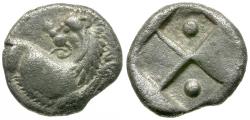 Ancient Coins - Thrace. Chersonesos AR Hemidrachm