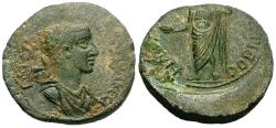 Ancient Coins - Maximus Caesar (AD 235-238). Cilicia. Philadelphia Æ28 / Zeus