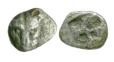 Ancient Coins - Cimmerian Bosporus. Pantikapaion AR Tetartemorion / Lion