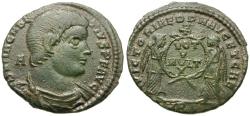 Ancient Coins - Magnentius (AD 350-353) Æ Centenionalis / Victories