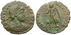 Ancient Coins - Valens (AD 364-378) Æ3 / Victory