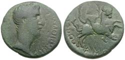 Ancient Coins - Tiberius (AD 14-37). Macedon. Amphipolis Æ21 / Artemis